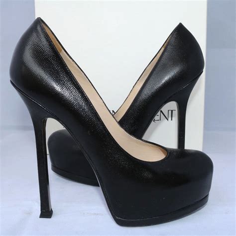 ysl platform heels|ysl closed toe heels.